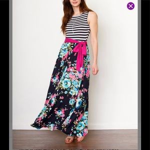 Xl floral and striped dress from EGY
